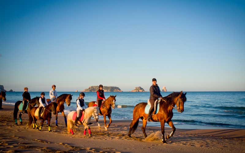 Sportactiviteiten aan de Costa Brava, paardrijtocht