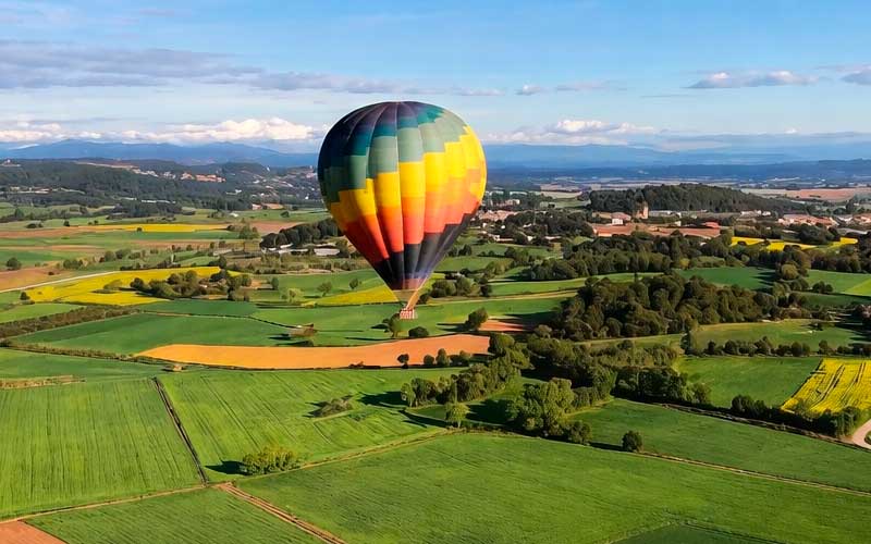 Sportactiviteiten aan de Costa Brava, ballonvaart