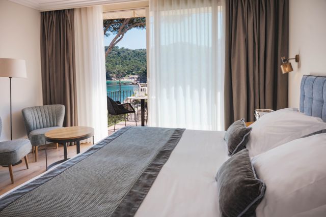 Chambre double avec vue sur la mer